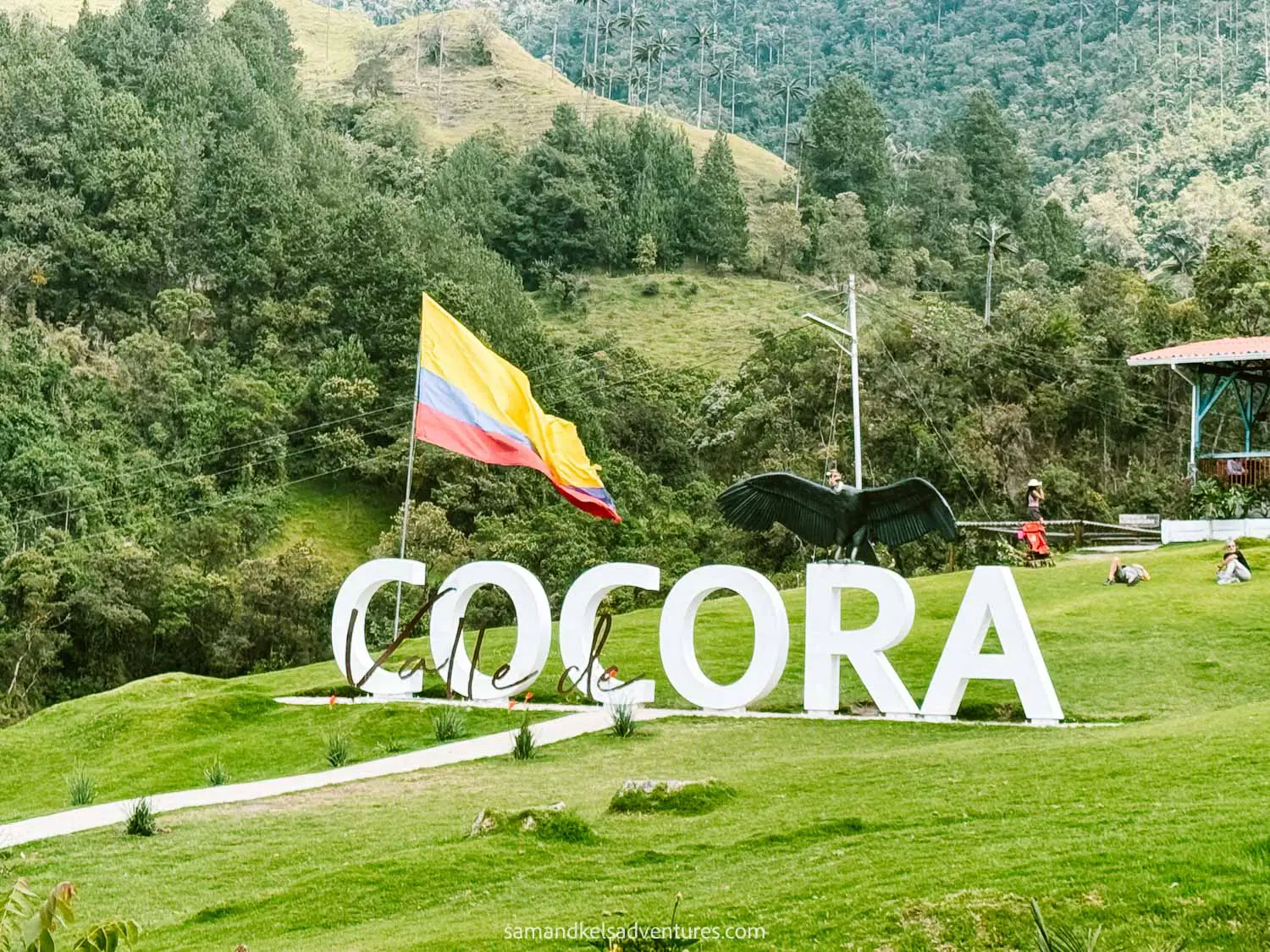 3 Week Colombia Itinerary cocora valley sign