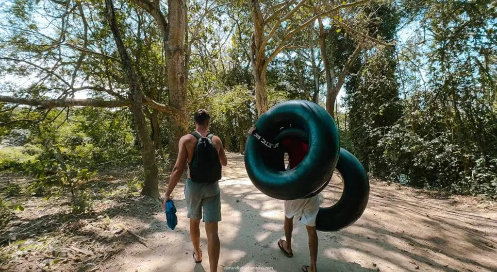 tubing palomino walk backpacking colombia