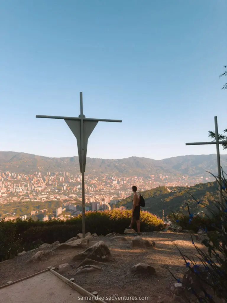 View from top of cerro de las tres cruces medellin
living in medellin