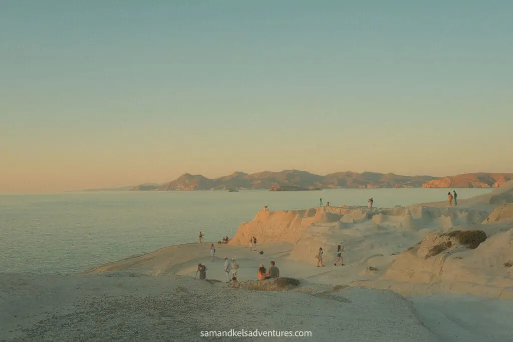 traveling to greece tips sarakiniko on milos island
