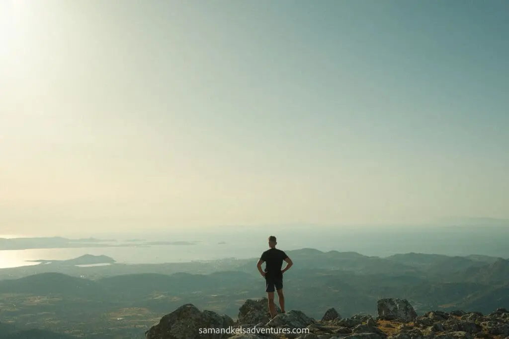 traveling to greece tips mount zas view