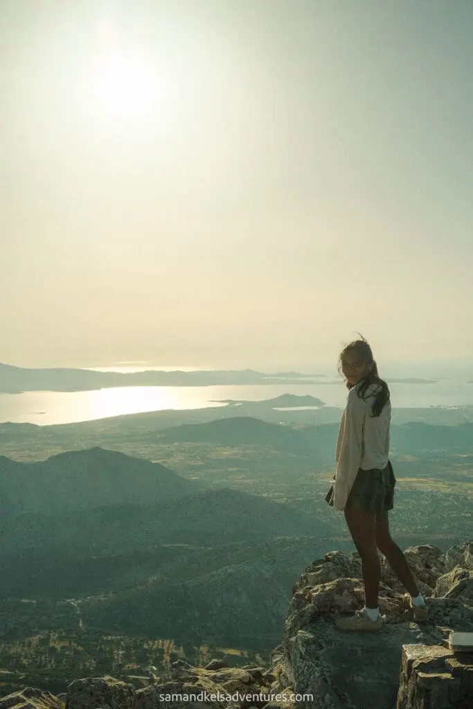 greece island hopping itinerary mount zas
