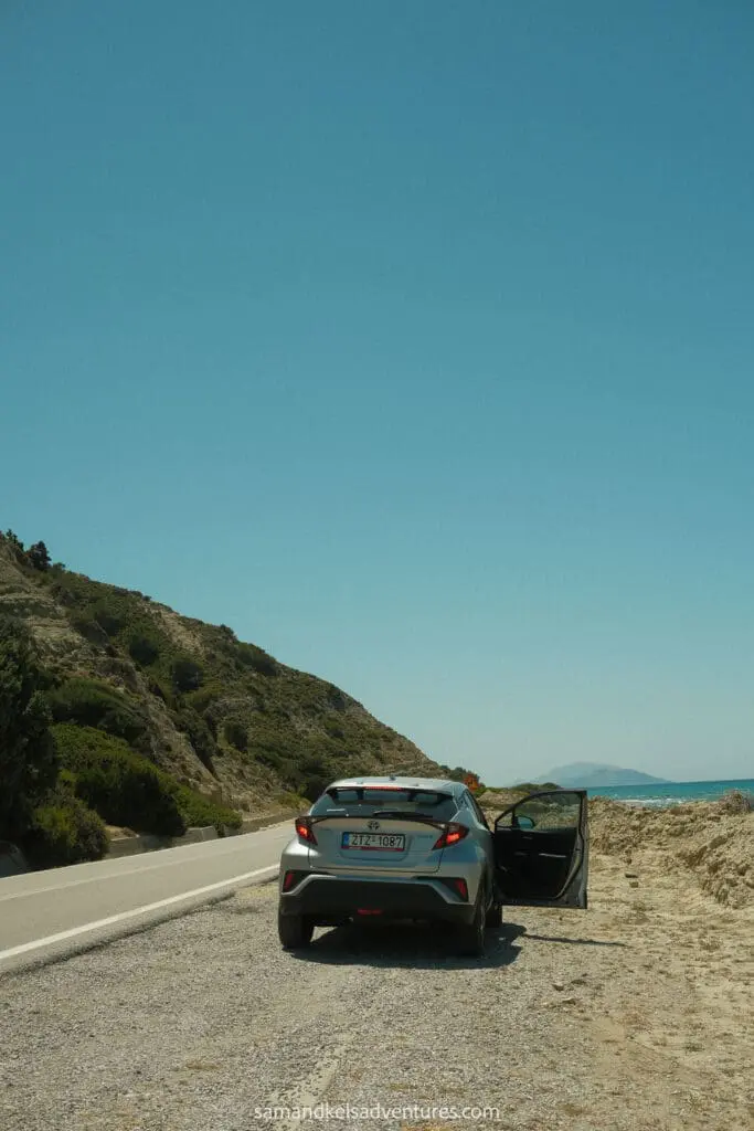 traveling to greece tips car hybrid on rhodes