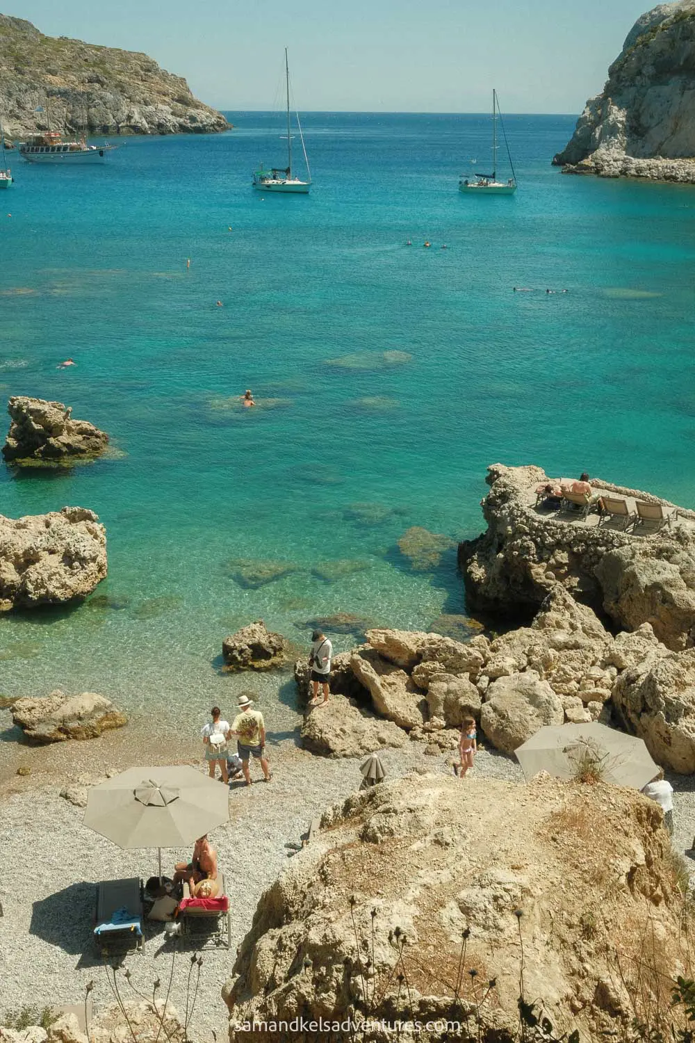 best beaches in rhodes anthony quinn