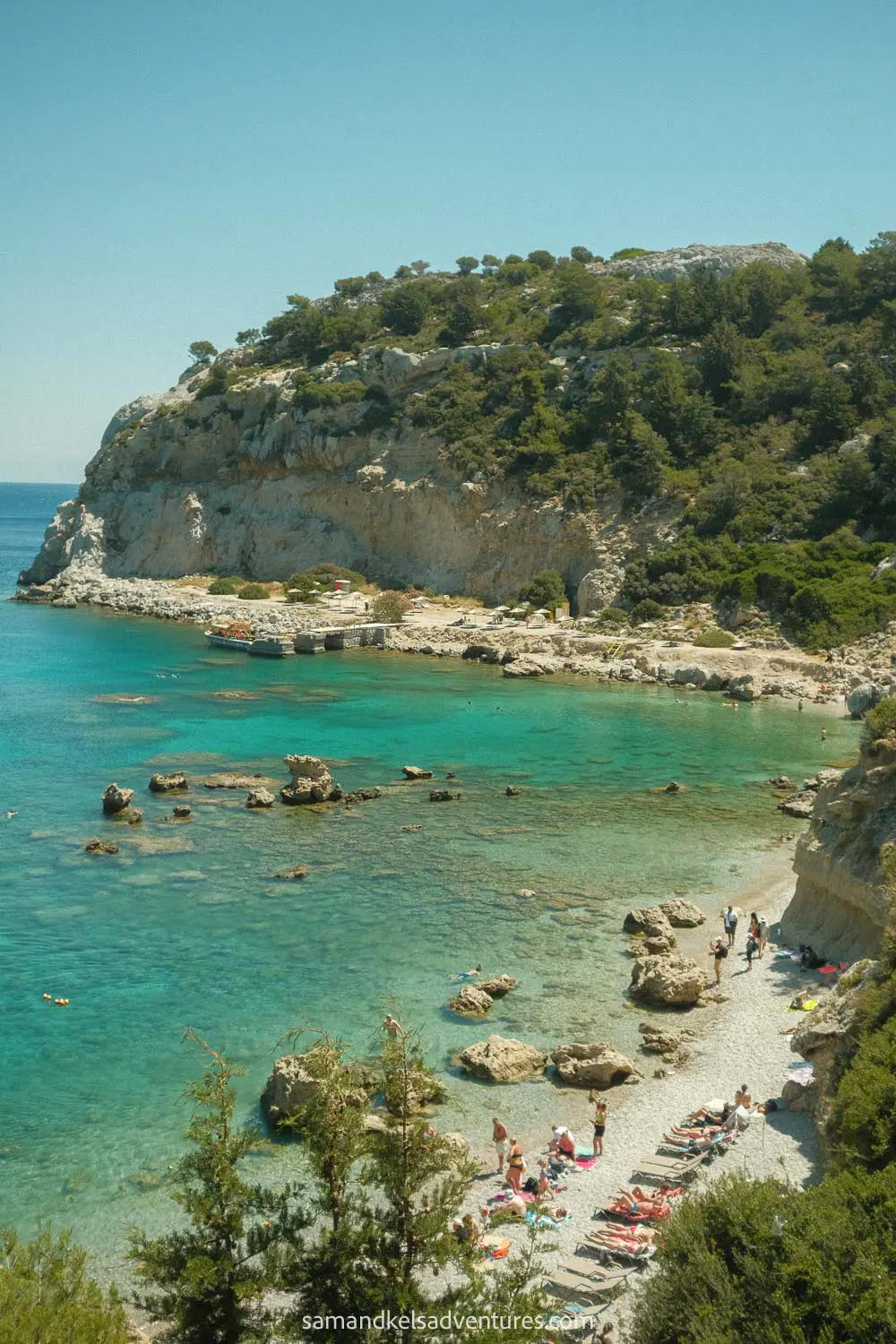 best beaches in rhodes anthony quinn 