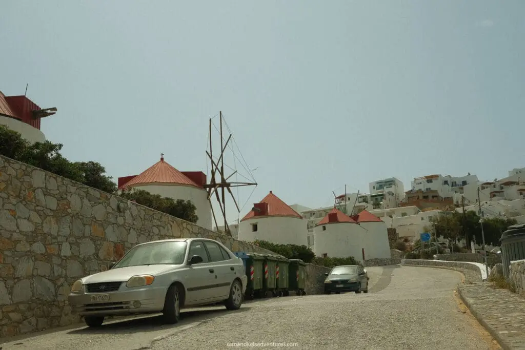 things to do in astypalaia red windmills