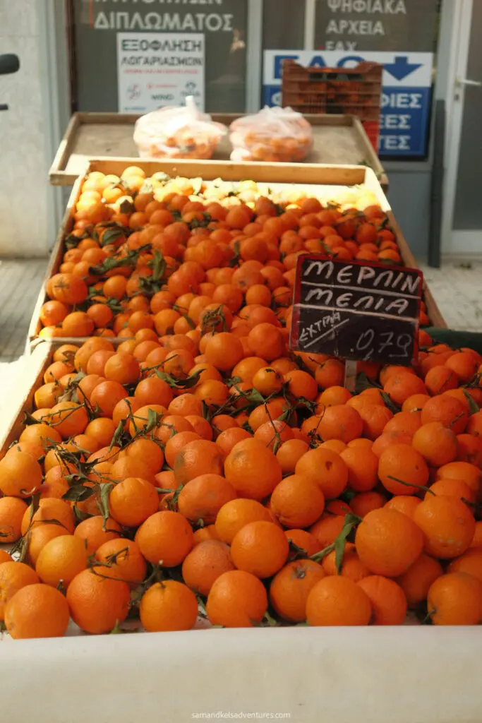 1 day in athens oranges