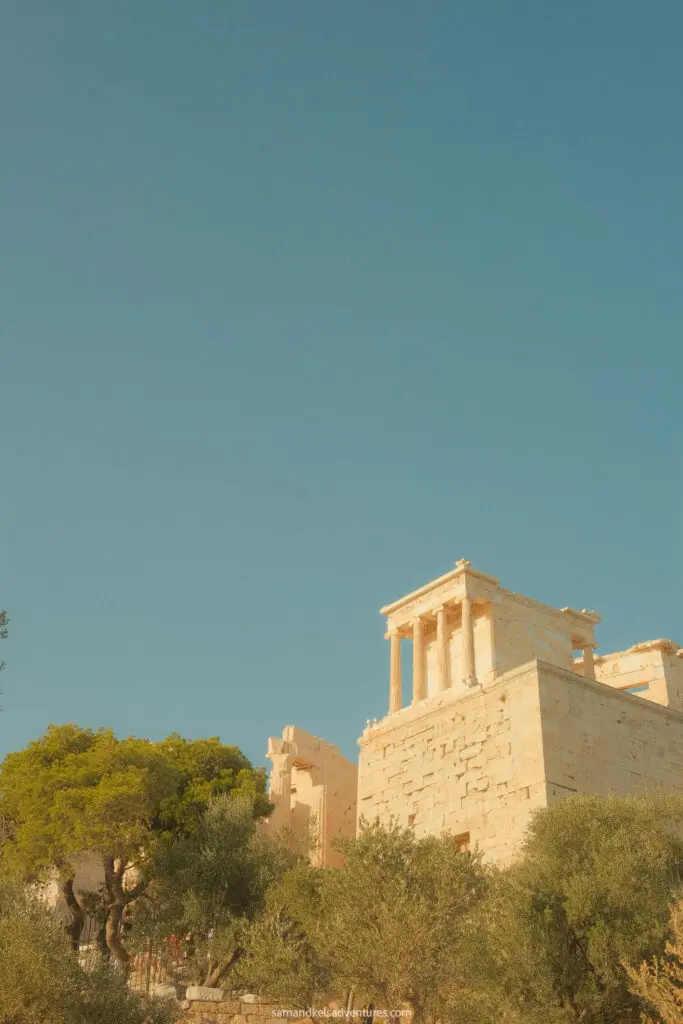 1 day in athens view of acropolis from below