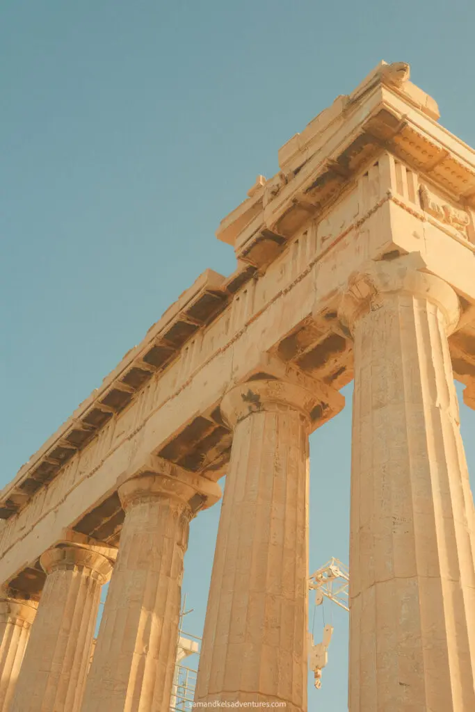 1 day in athens acropolis columns